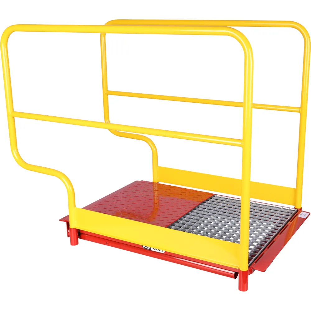 KSTOOLS® - Universal Grubenbrück - bodeneben inklusive Sicherheitsgeländer Hover Image