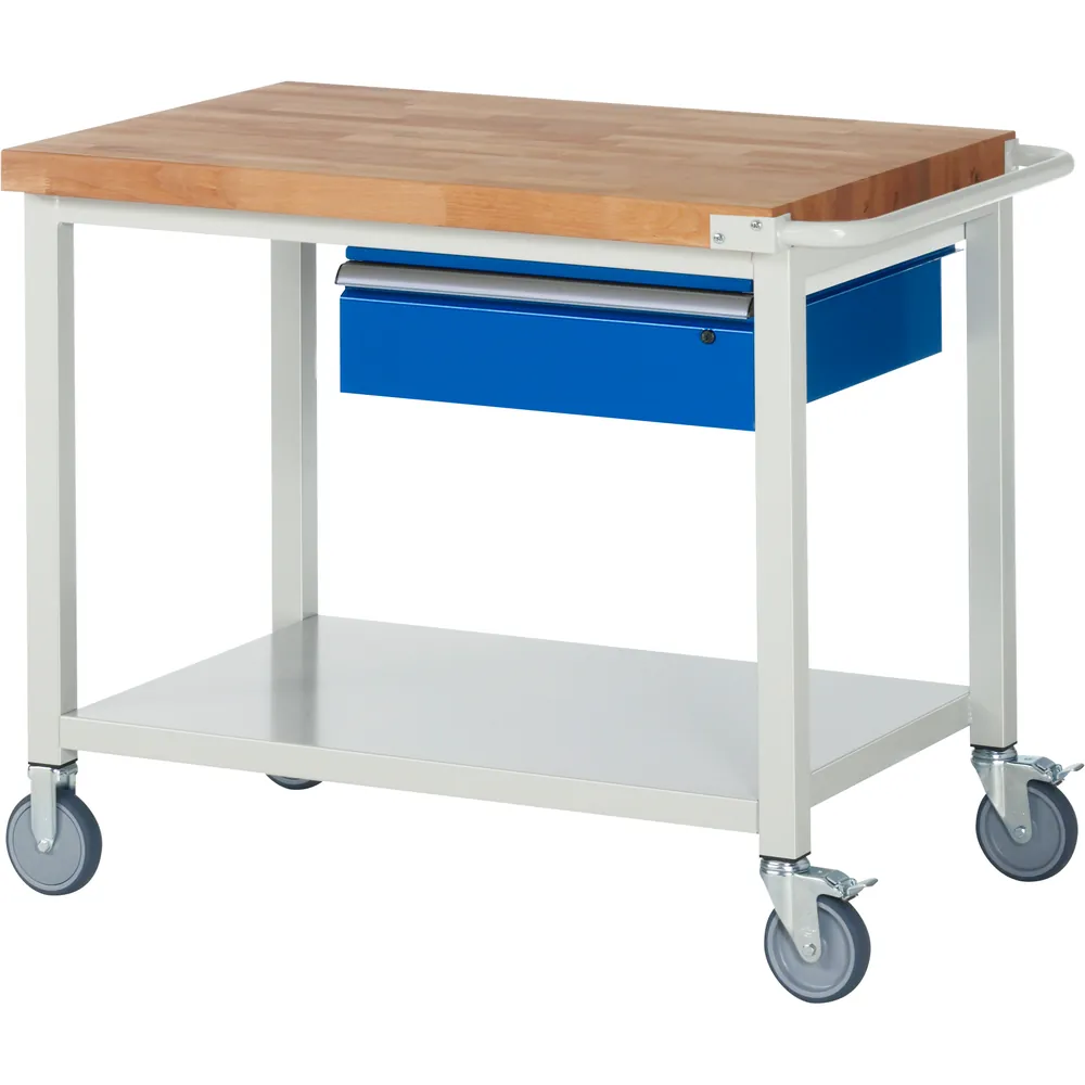 RAU. - Fahrbare Werkbank Modell 8001, 1000 x 700mm