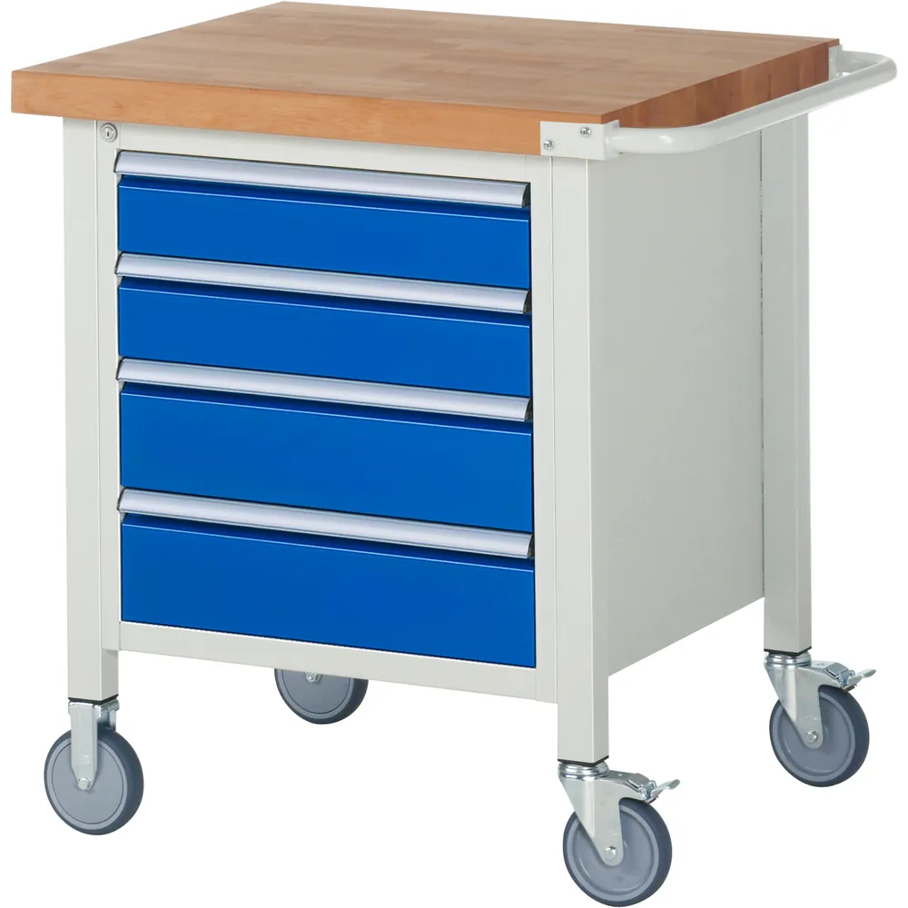 RAU. - Fahrbare Werkbank Modell 8162, 750 x 700mm