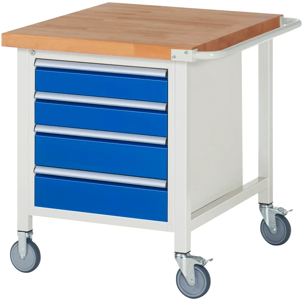 RAU. - Fahrbare Werkbank Modell 8162, 2000 x 900mm