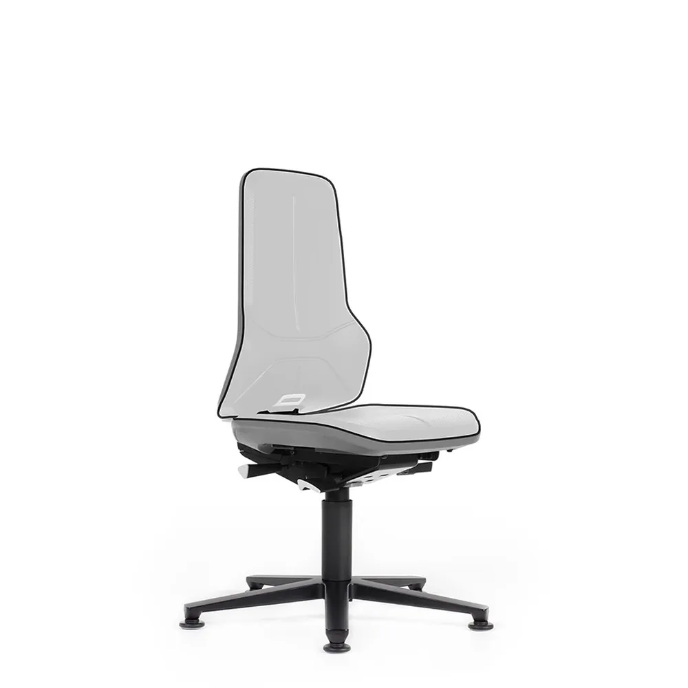 bimos - Basis-Stuhl NEON mit Synchrontechnik und Gleiter, grau