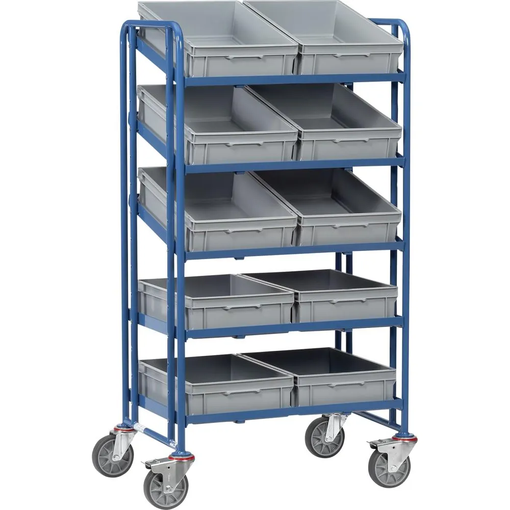 fetra® - Eurokasten-Wagen 1372 10 Kästen, 820x610mm