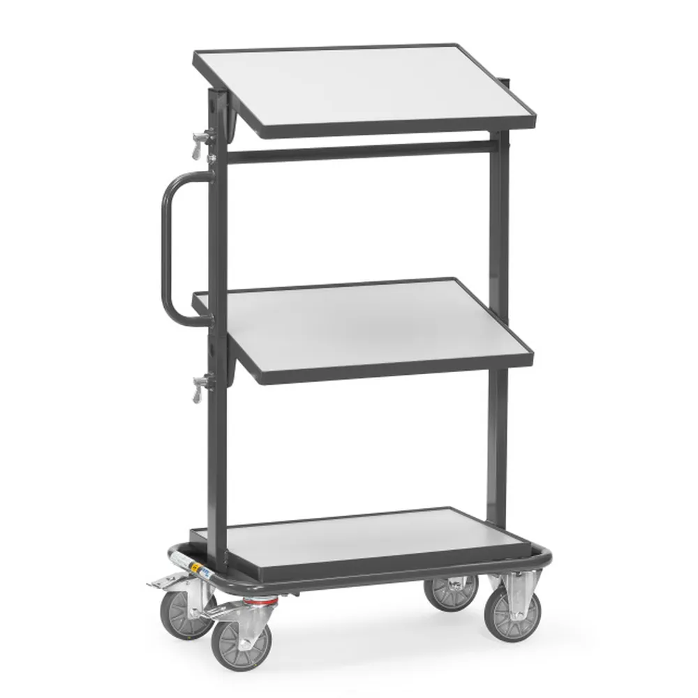fetra® - ESD-Beistellwagen 92911, mit Böden
